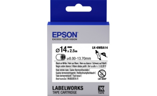 Лента Epson C53S656903	Tape LK6WBA14 HST Blk/Wht d14/2.5