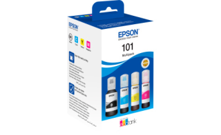 Экономичный набор из четырех контейнеров с чернилами Epson, серия 101