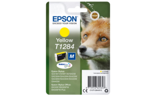 Картридж Epson C13T12844012  I/C yellow for S22/SX125 желтый new