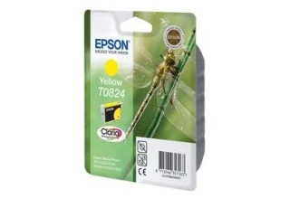 Картридж Epson C13T11244A10 (0824) R270/290/RX590 желтый
