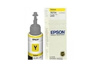 Чернила Epson C13T67344A L800/1800/810/850 желтый