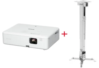 Проектор универсальный Epson CO-WX02 + Крепление для проектора на потолок Eco Estelar PRB-2