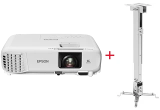 Проектор универсальный Epson EB-E24 + Крепление для проектора на потолок Eco Estelar PRB-2