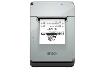 Принтер чековый Epson TM-L100 (121): USB + Ethernet + Lightning + BT, Black, PS, EU, Liner-Free